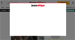 Desktop Screenshot of jeuneafrique.com